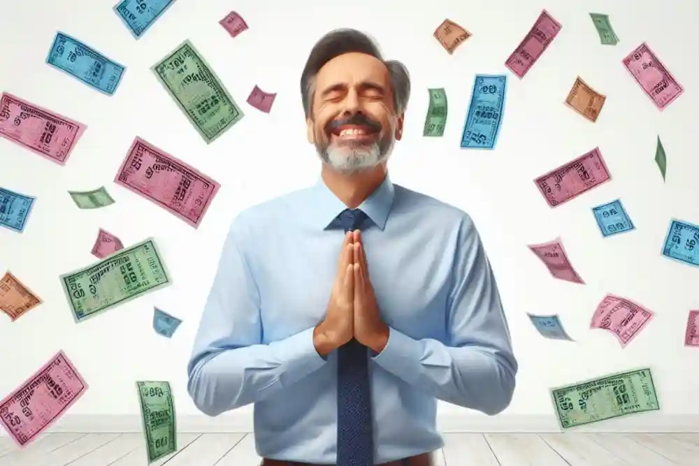 Man wins lottery after praying to God